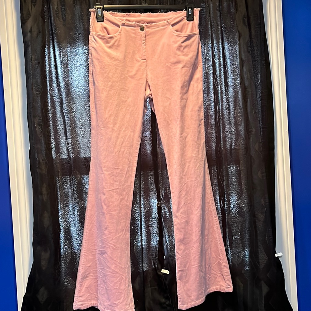 Vintage Y2k Local 212 Pink Corduroy Flare Pants Sz5